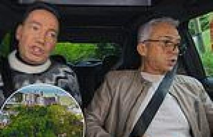 Craig Revel Horwood and Bruno Tonioli get the fright of their lives during a ...