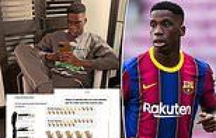 sport news Barcelona starlet Ilaix Moriba receives vile racist abuse during new contract ...