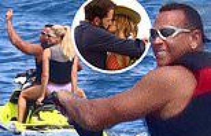 ARod puts on a show with pretty blonde NFL presenter on his 46th birthday in ...