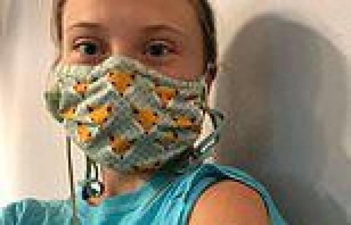 Greta Thunberg gets her first Covid vaccination and calls on others to have the ...