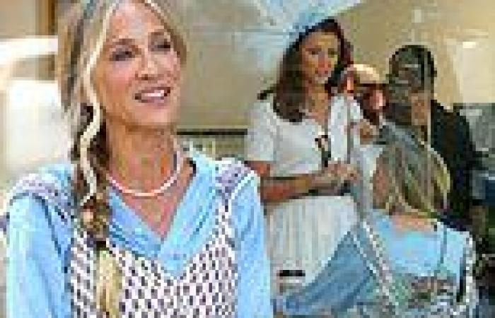 Sarah Jessica Parker and Bridget Moynahan cross paths while filming Sex and the ...