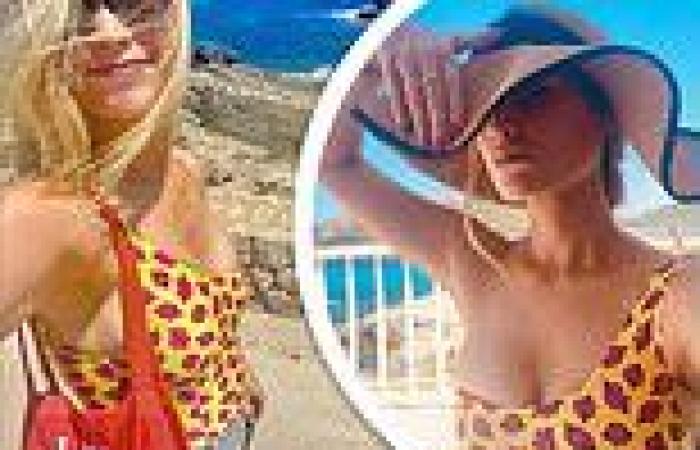 Love Island host Laura Whitmore enjoys day at beach after flying back to ...