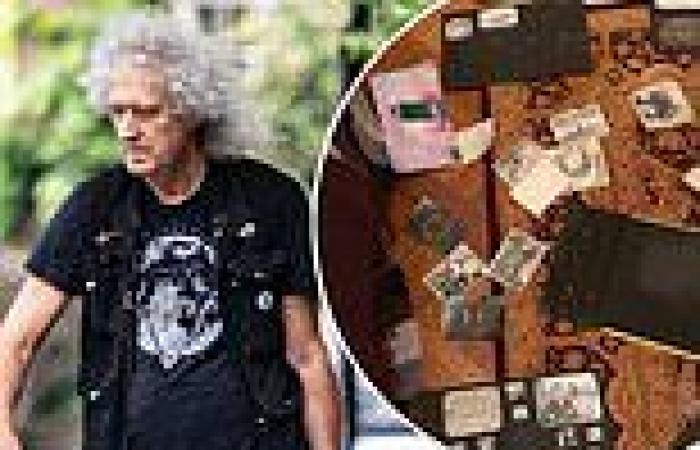 Brian May removes artwork and other beloved items from his West London home