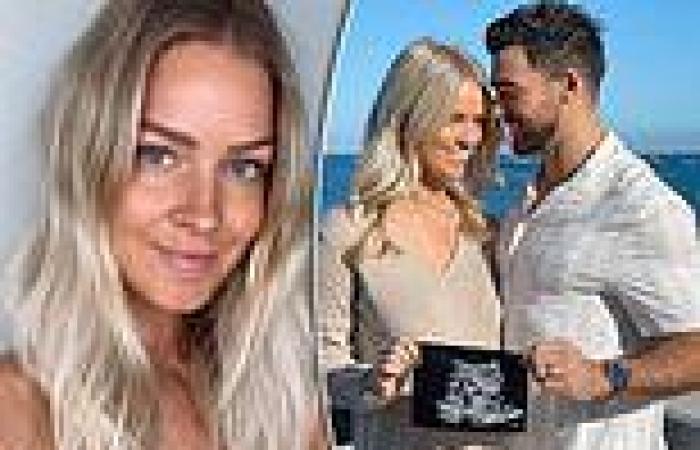 Renae Ayris and husband Andrew Papadopoulos confirm they're having a Christmas ...