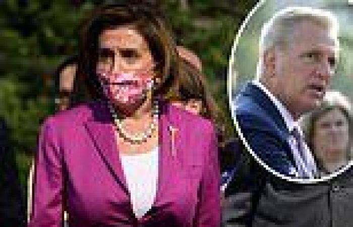 Nancy Pelosi calls Kevin McCarthy a 'moron' for opposing face masks mandate