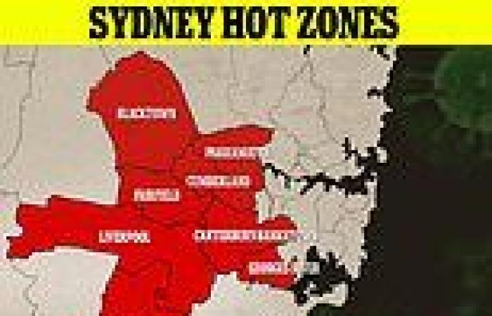 Covid-19 Australia: Millions in lockdown Sydney 'hot zones' will live under ...