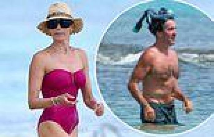 Simon Cowell and Lauren Silverman relax in Barbados after X Factor axe
