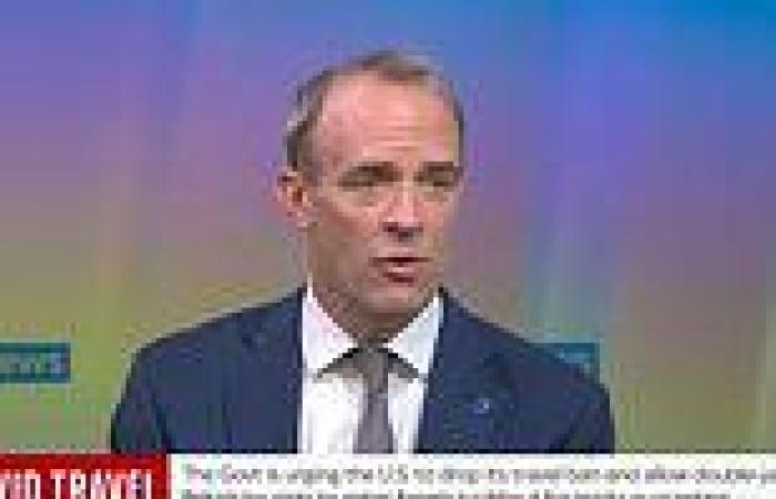 Covid UK: Dominic Raab says it'd be 'smart' for staff to be vaccinated before ...