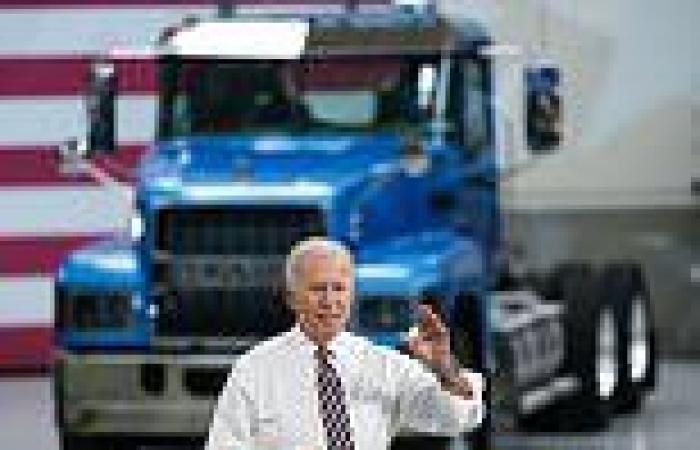 President Biden draws derision after claiming he used to drive a massive truck