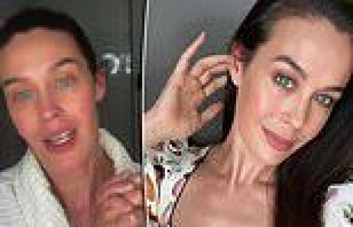 Megan Gale, 45, reveals her nighttime skincare routine in detailed step-by-step ...