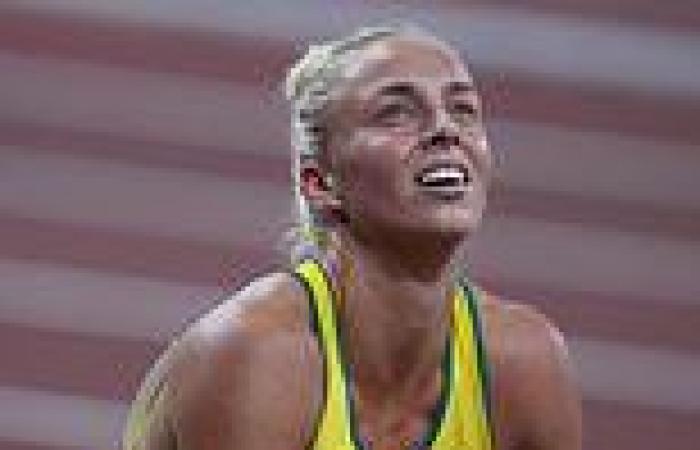 Australian track star's VERY blunt reaction to just missing the 100m hurdles ...