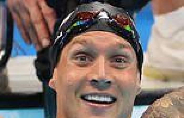 sport news American superstar Caeleb Dressel takes gold in the men's 50m freestyle at the ...