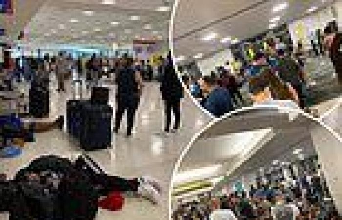 Passengers are left stranded as American cancels or delays 1,500 flights, ...