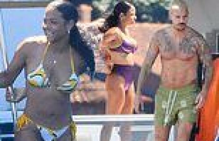 Christina Milian joins shirtless husband Matt Pokora on luxury yacht break in ...