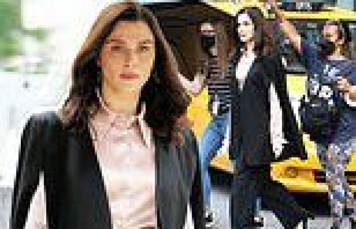 Rachel Weisz is the picture of elegance on the set of her new Amazon series ...