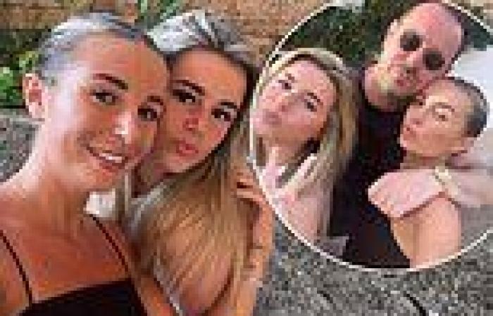 Dani Dyer, 24, poses with her doppelgänger sister Sunnie, 14, in sweet selfies