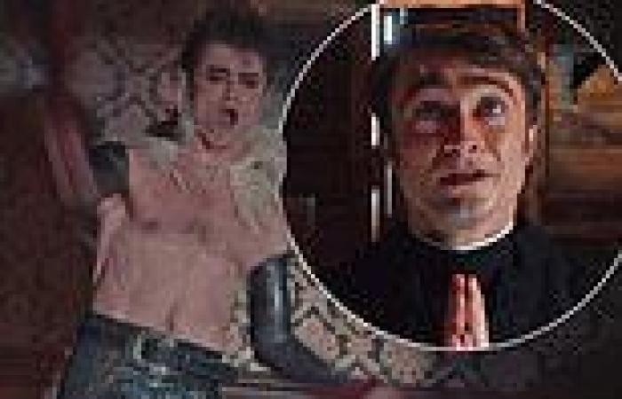 Daniel Radcliffe dons leather chaps and make-up for performance on Miracle ...