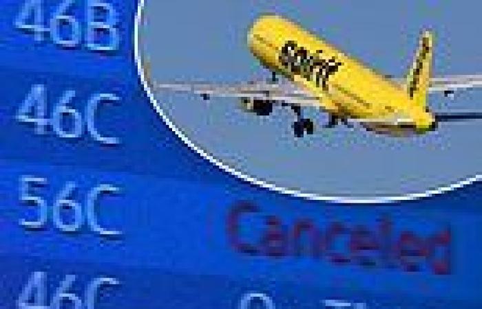 Spirit Airlines passengers rage as carrier axes its flights during FOURTH day ...