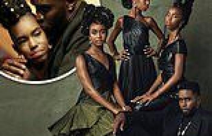 Diddy outshined by his regal daughters Chance, 15, and twins Jessie + D'Lila, ...