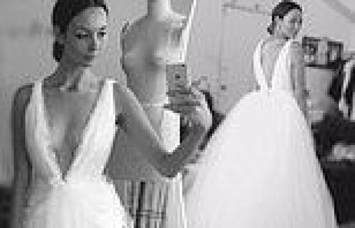 Ricki-Lee Coulter's wedding dress: Designer says it 'wasn't a collaboration'