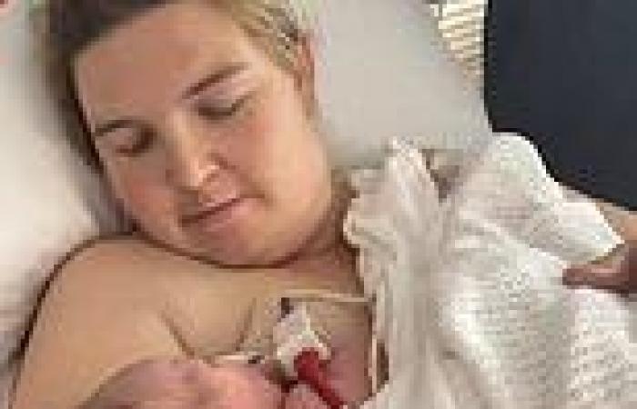 Surprised mother gives birth to her 10 POUND son on the side of the road in a ...