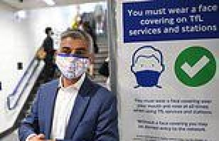 Not wearing a face mask on the Tube should be a CRIMINAL offence says Sadiq Khan