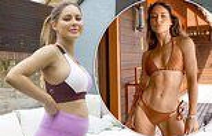 Pregnant Louise Thompson says her 'muscular body and fine-tuned diet has gone ...