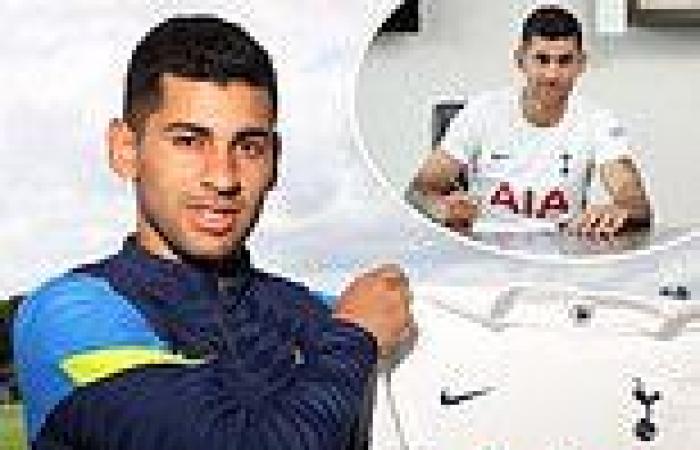 sport news Tottenham officially unveil the signing of Cristian Romero from Atalanta in ...