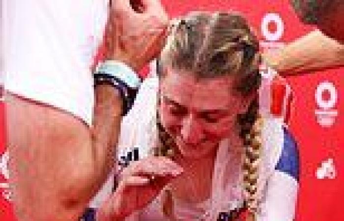 sport news Laura Kenny breaks down in tears after claiming first gold medal since giving ...