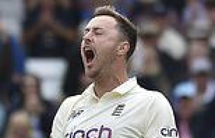 sport news Ollie Robinson takes the big wicket of India's Rishabh Pant but England are ...