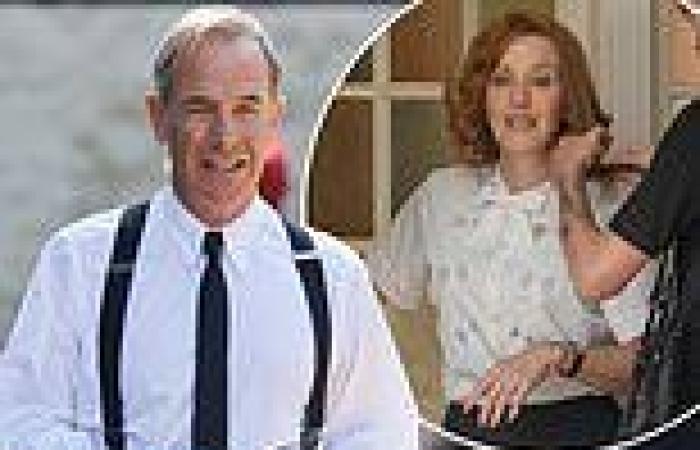 Grantchester's Robson Green reunites with on-screen wife Kacey Ainsworth on the ...