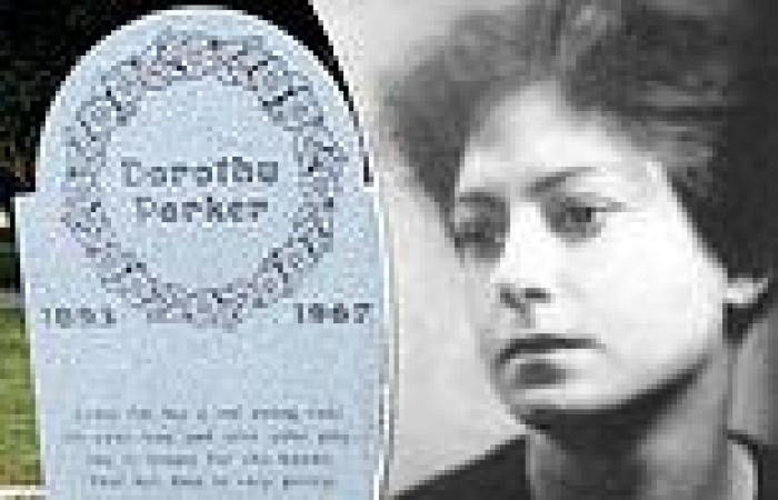 Jazz Age icon Dorothy Parker FINALLY receives headstone 50 years after her death