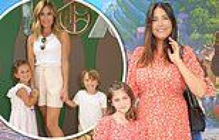 EXC: Lisa Snowdon and Zoe Hardman arrive in style at Disney+ event