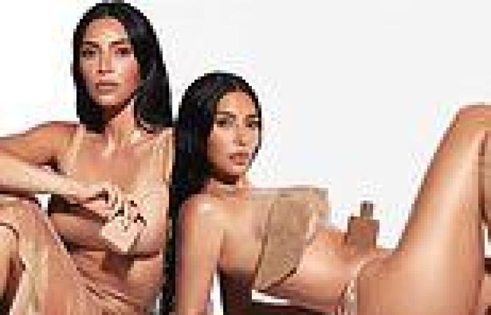 Kim Kardashian strips down to nearly nothing to promote her Essential Nudes ...