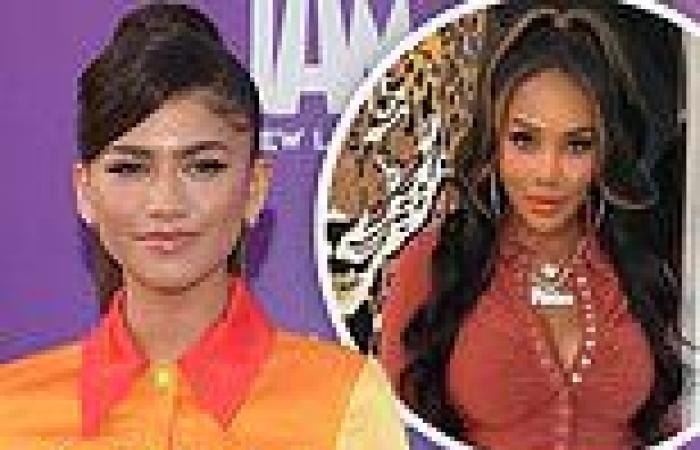 Zendaya expresses that she was 'quite honored' to be picked by Vivica A. Fox to ...