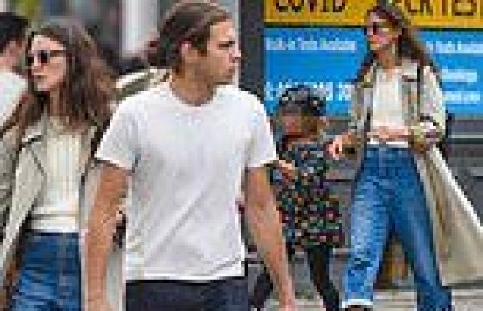 Keira Knightley enjoys a day out with husband James Righton and daughters Edie ...