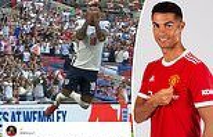 sport news Manchester United fans go wild for Jesse Lingard adapting Cristiano Ronaldo's ...
