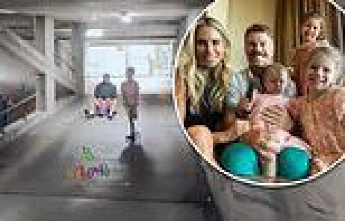 David Warner rides daughter Isla's bike - and the two-year-old is far from ...