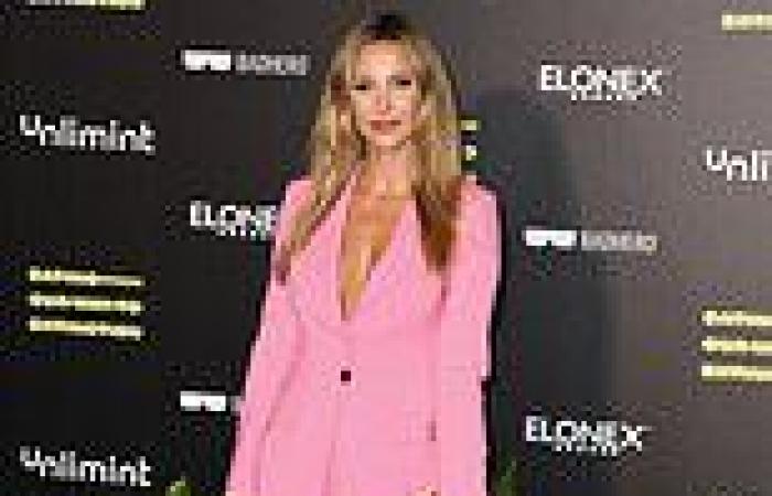 Made In Chelsea's Sophie Hermann wows in plunging pink suit at Eating Our Way ...