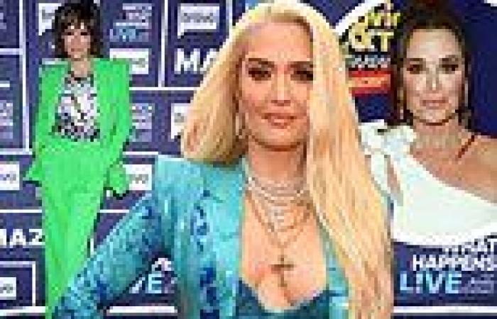 Erika Jayne furious at 'two-faced' Kyle Richards and is only speaking with ...