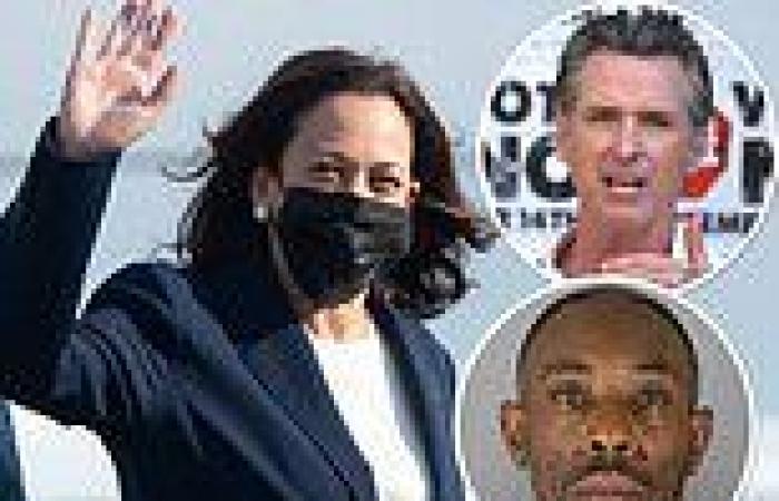 Kamala Harris jets off to California to rally for Gov. Newsom and fight his ...