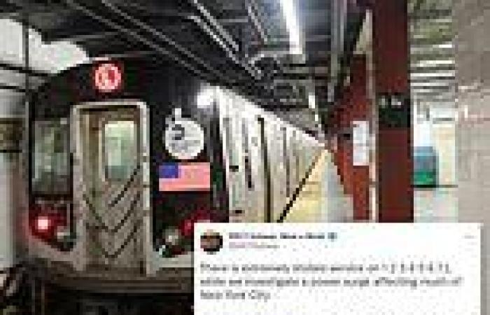NYC subway shut down trapping passengers in the dark for FIVE HOURS