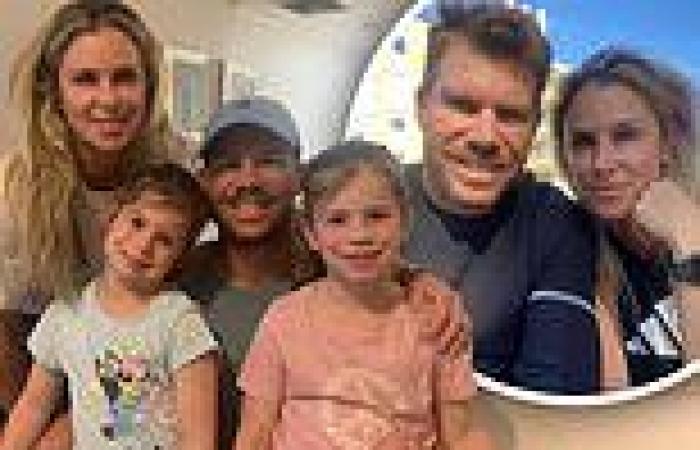 Cricketer David Warner bids an emotional farewell to wife Candice and their ...