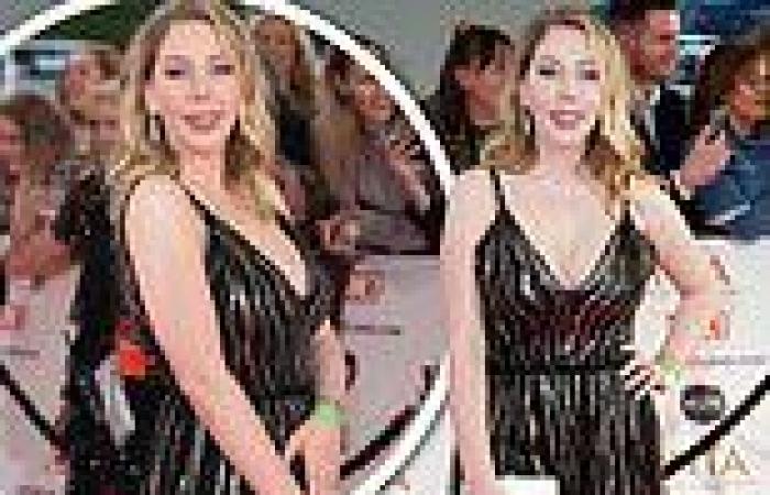 NTAs 2021: Katherine Ryan flaunts her curvaceous figure in a busty sequinned ...
