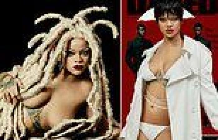 Rihanna goes blonde and poses NAKED for avant garde shoot
