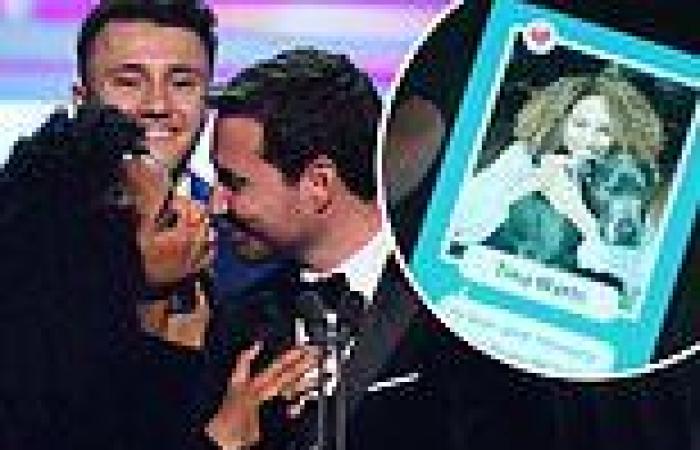 NTAs 2021: Martin Compston tenderly kisses his wife Tianna Flynn as Line Of ...