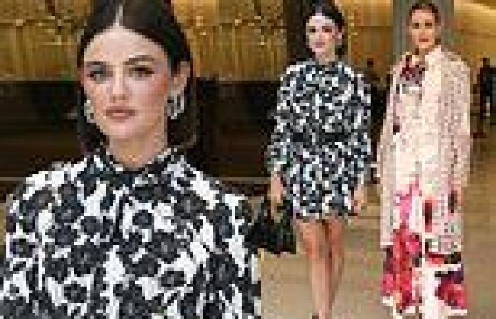 Lucy Hale and Olivia Palermo stun in rivaling floral frocks at the Jason Wu ...