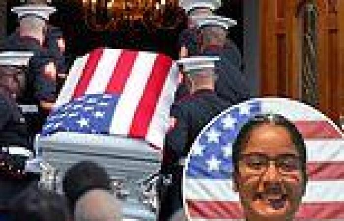 Body of US Marine among 13 troops killed in Kabul suicide blast is returned to ...