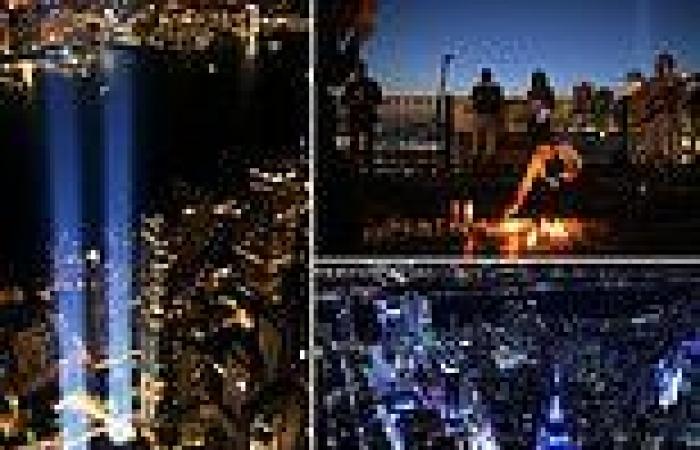 NYPD post stunning video of 9/11 Memorial flyover on 20th anniversary of World ...