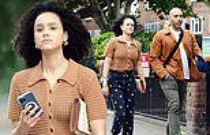 Nathalie Emmanuel looks stylish as she heads out in Notting Hill with beau Alex ...